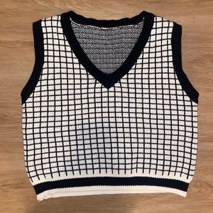 Y2K sweater vest